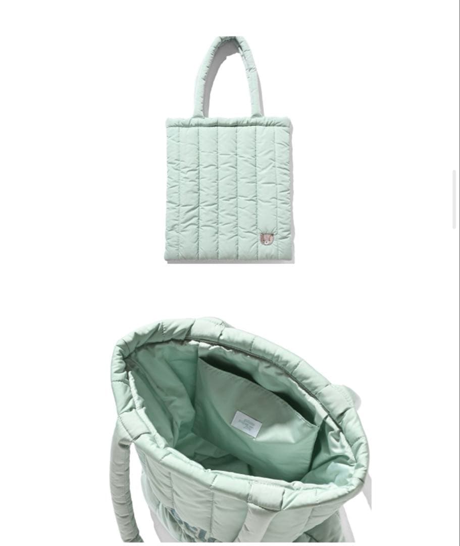 btsジェラートピケ トートバッグ ミント ジン コラボ ジェラピケ