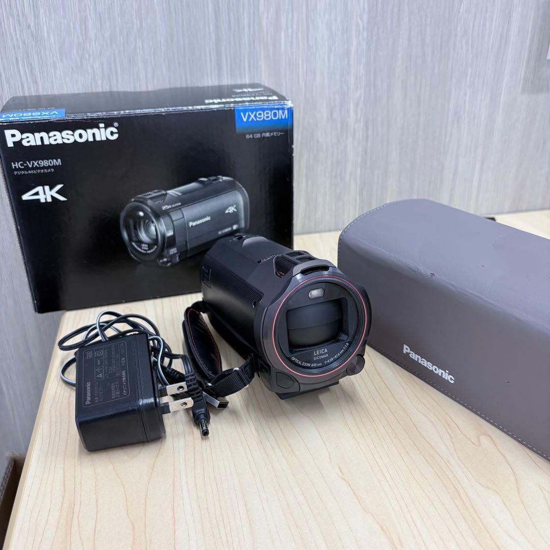 【恒平】Panasonic4Kビデオカメラ HC-VX980M