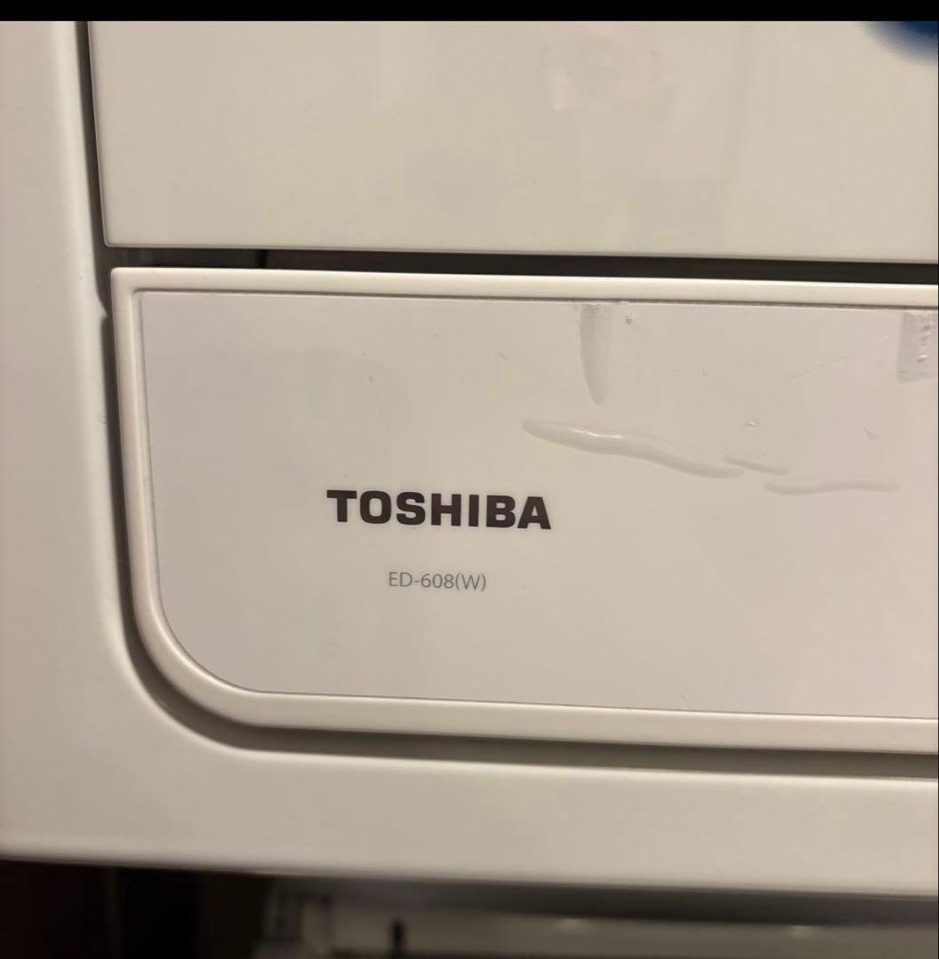 TOSHIBA ED-608(W) 電気式衣類乾燥機 6kg 2023年製