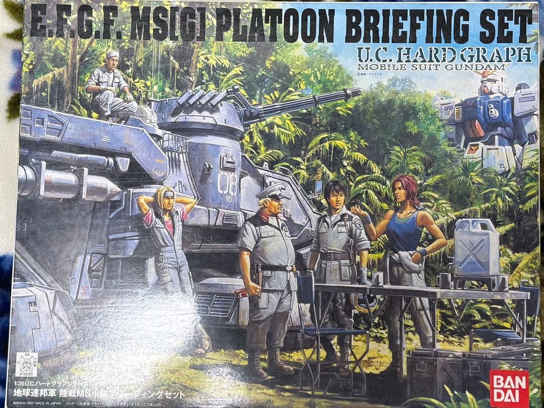 バンダイ 1／ 35 U．C．ハードグラフ 地球連邦軍 陸戦MS小隊ブリーフ…