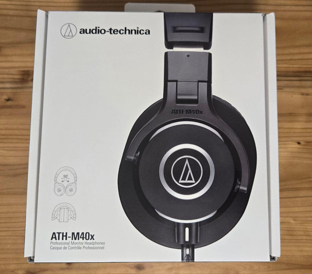 未使用 ATH-M40x オーディオテクニカ ヘッドホン