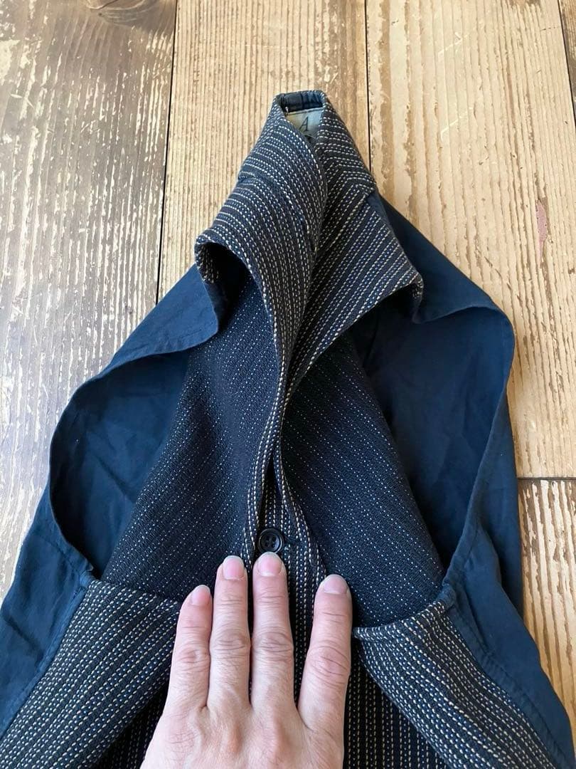 ANATOMICA アナトミカ ベスト ジレ ストライプ柄 XS フランス製