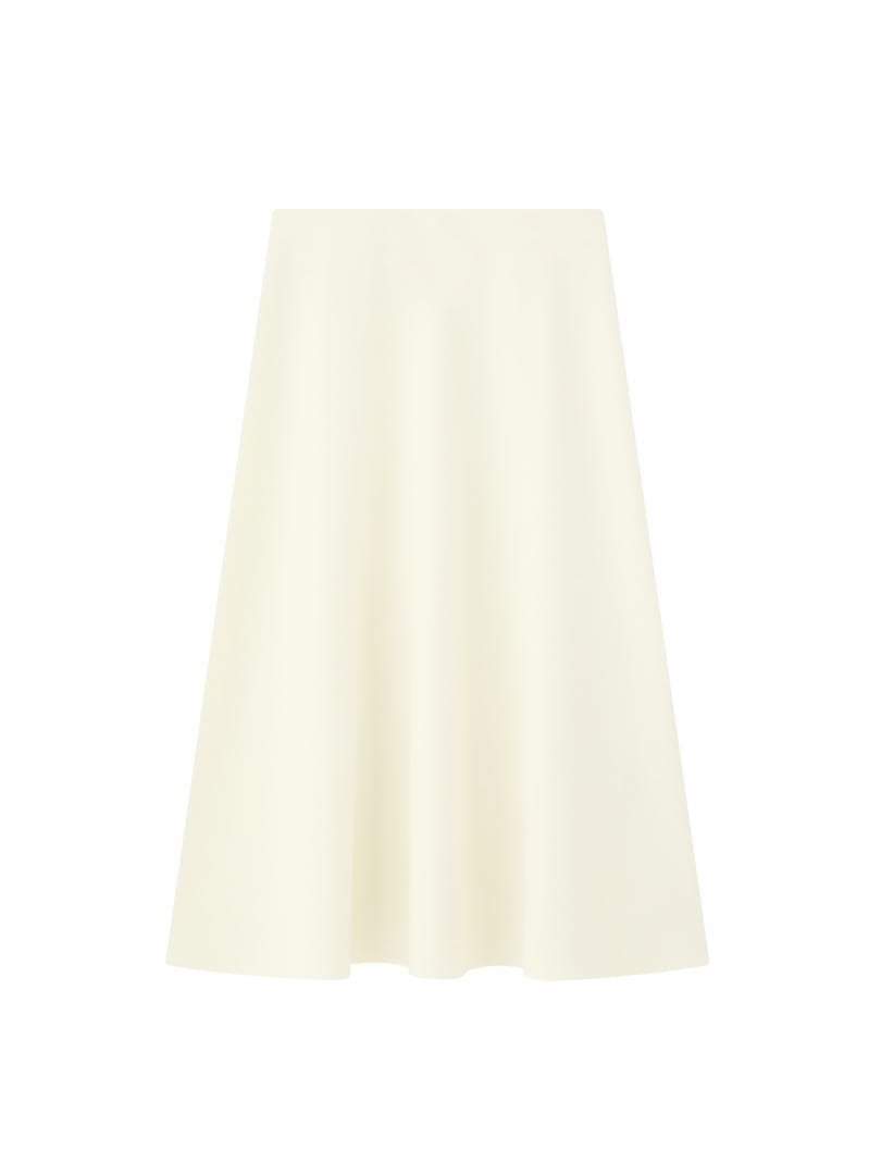 エムプルミエ　ニットジョーゼットスカート34 タイムセール