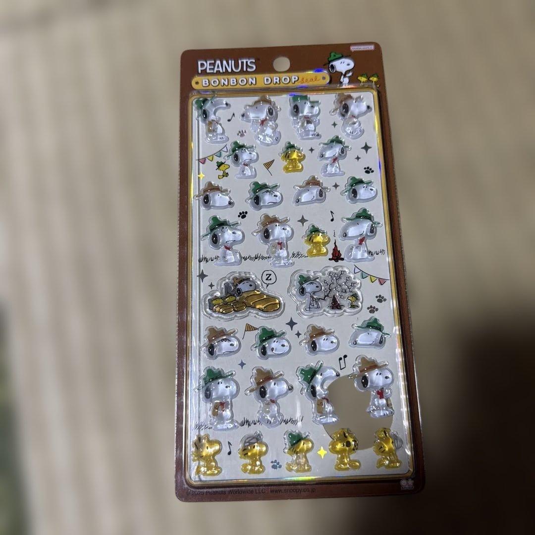PEANUTS ボンボンドロップシール 4シートセット
