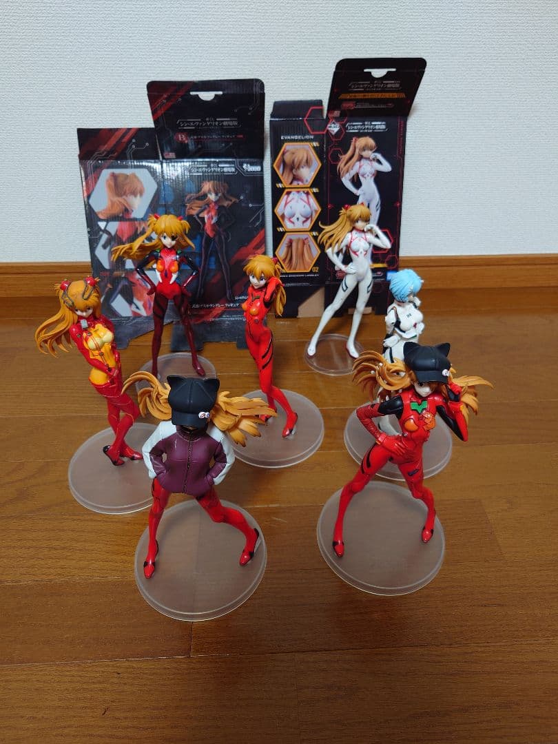 エヴァンゲリオン アスカ、綾波レイフィギュアセット