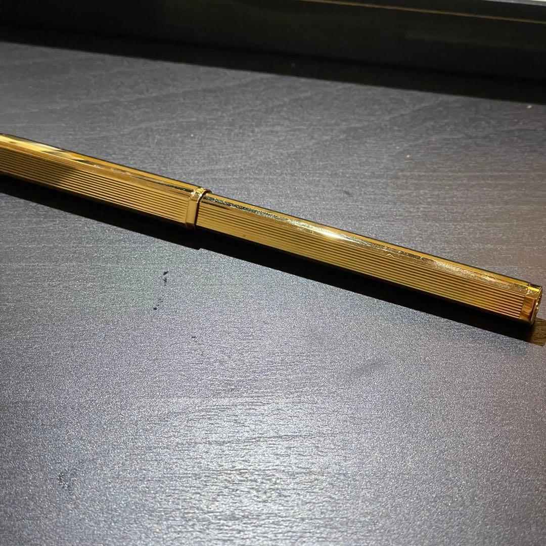 ダンヒルDUNHILL ボールペン　ゴールド×ラッカー　箱　ギャラ有り