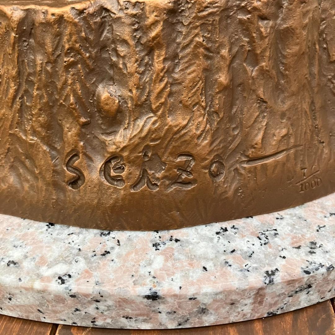 玉野勢三作　ブロンズ像　ちいさな初恋