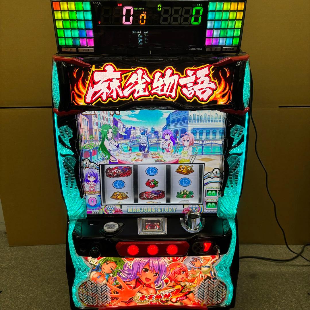 6号機 麻雀物語4 実機 家庭用フルセット！