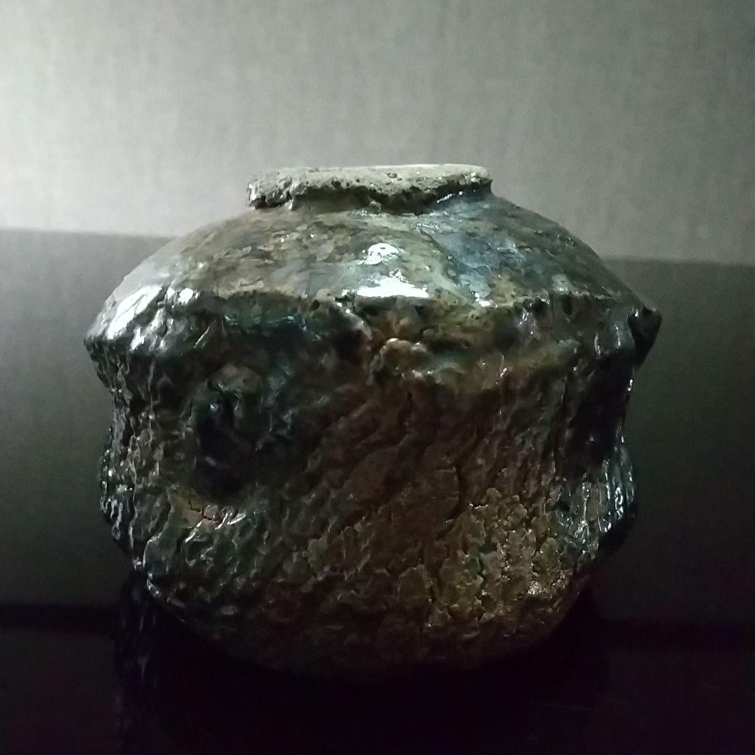 【備前焼 茶碗③】備前土釉薬茶碗／伝統工芸士 森本 桂／送料込み！