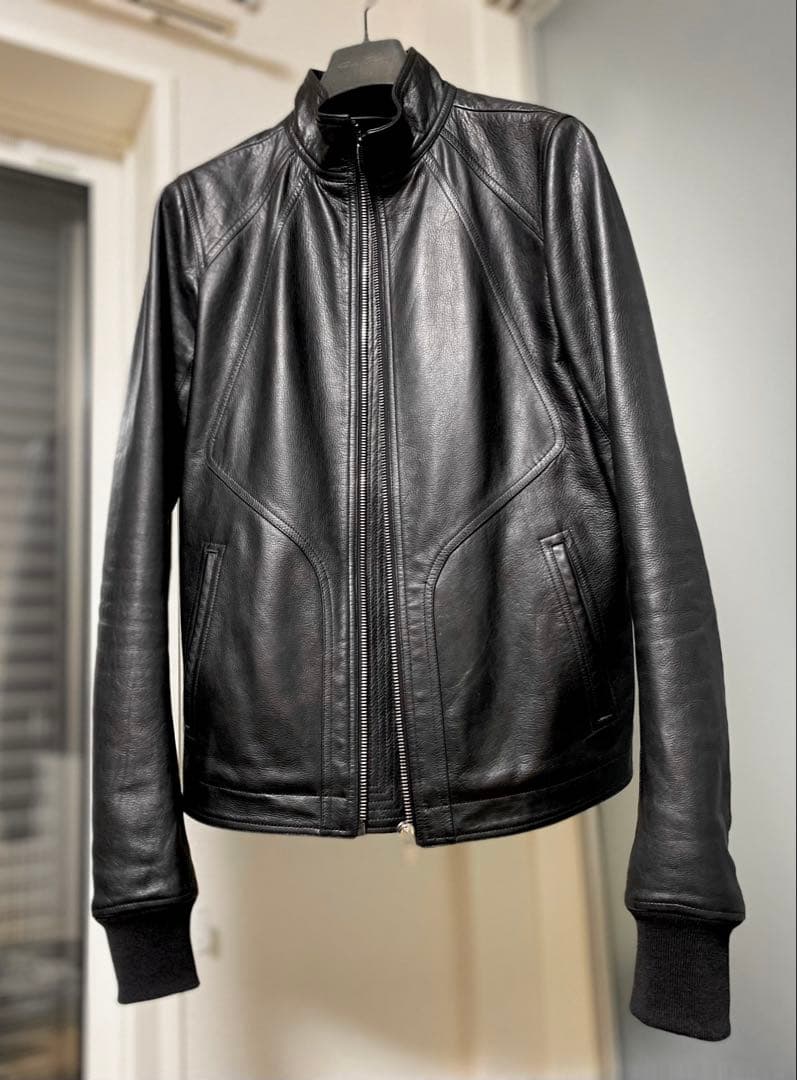 ジャケット・アウター Rick owens intarsia leather jacket biker