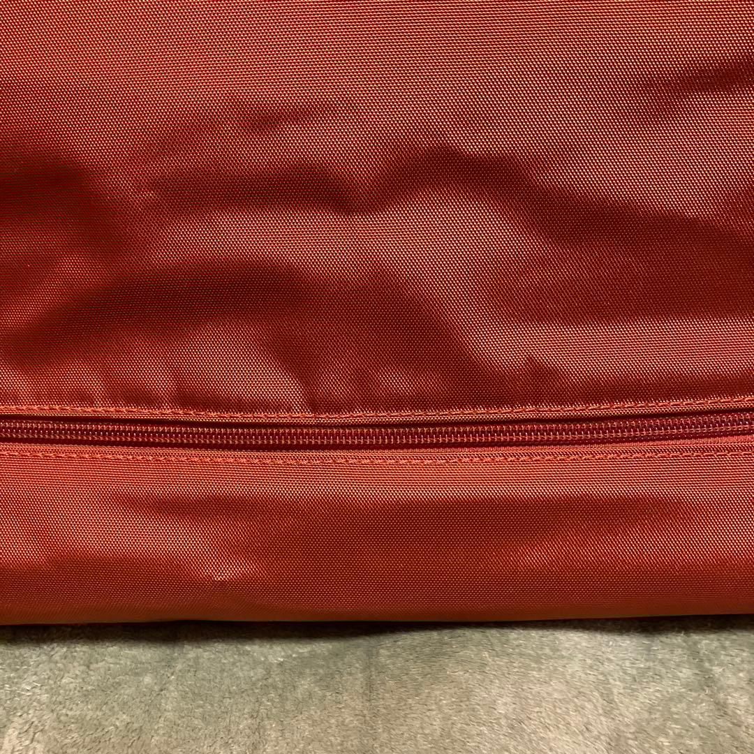 美品！LONGCHAMP ボストンバッグ オレンジ　2way 大きめ