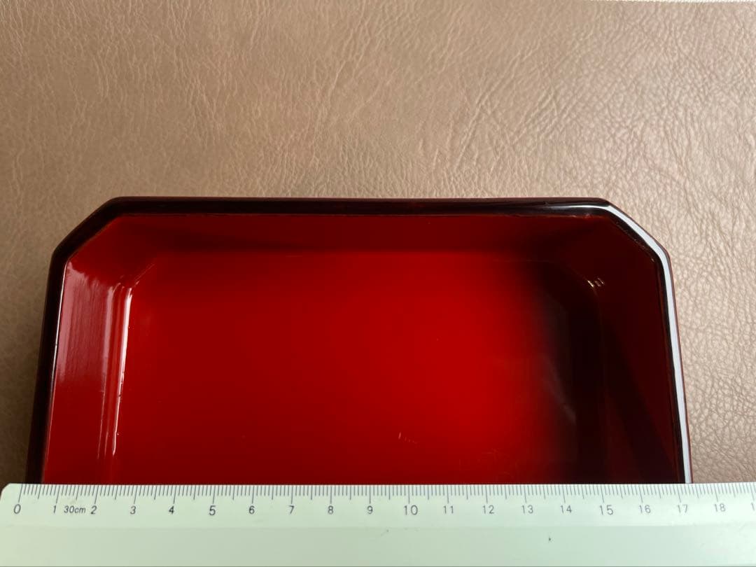 木曽　春慶塗り　お重　2段重