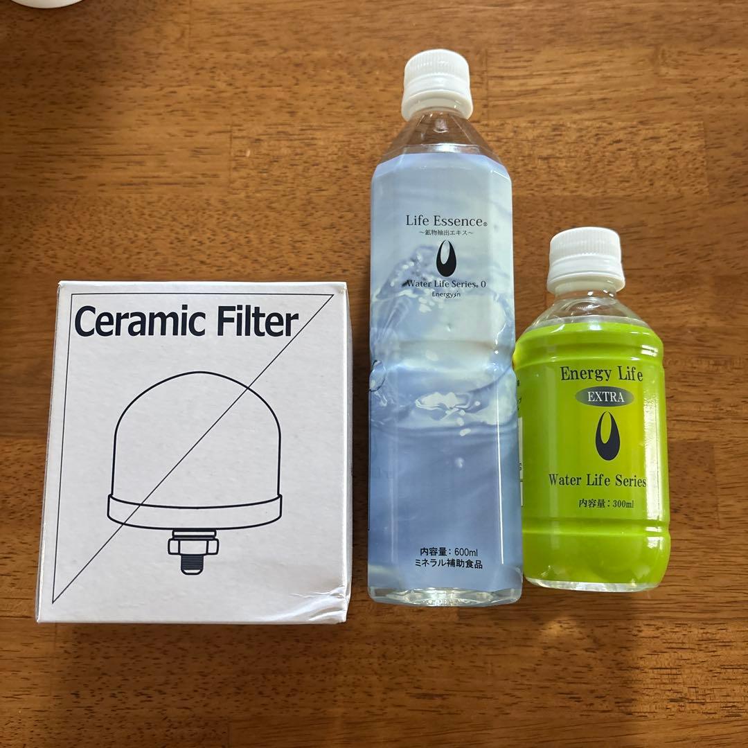 ポタポタクラブ　ライフエッセンス 、エナジーライフ、セラミックフィルター