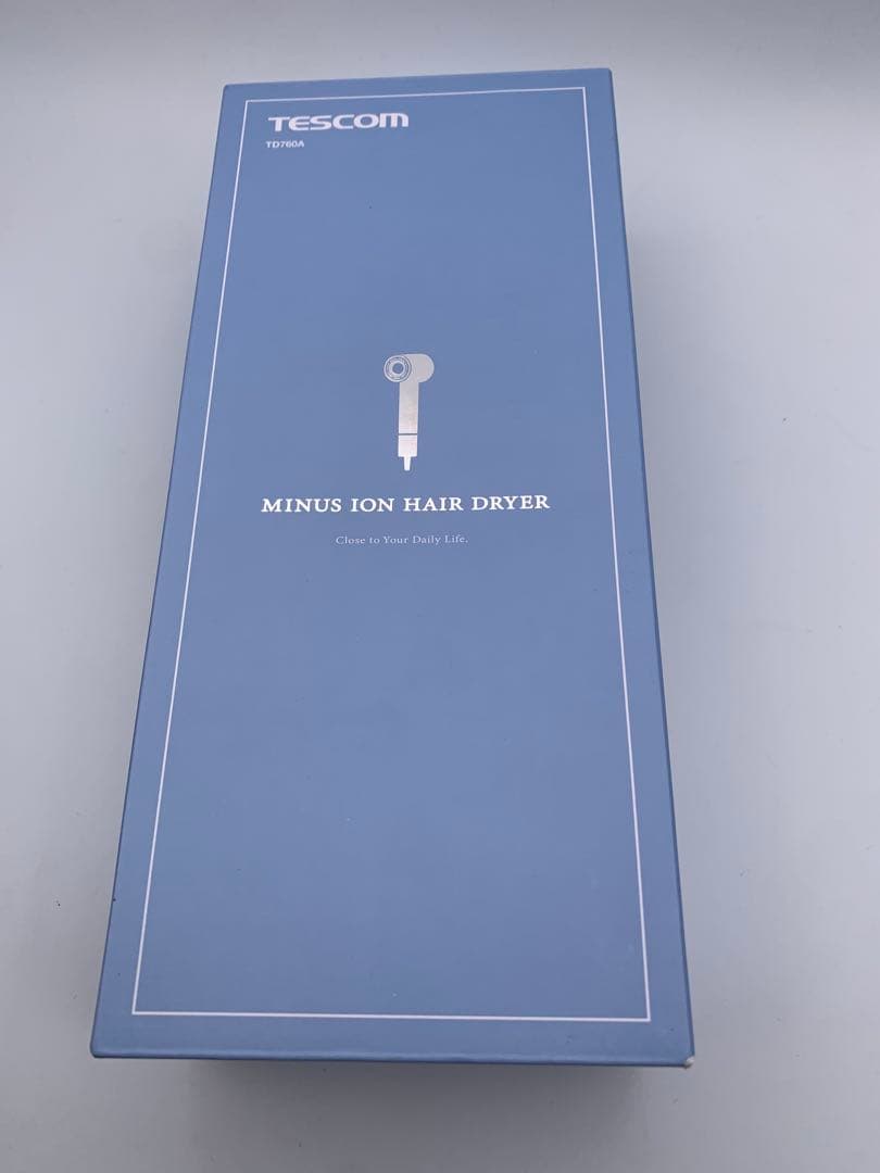 【ほぼ新品】テスコム ドライヤ TD760A-K