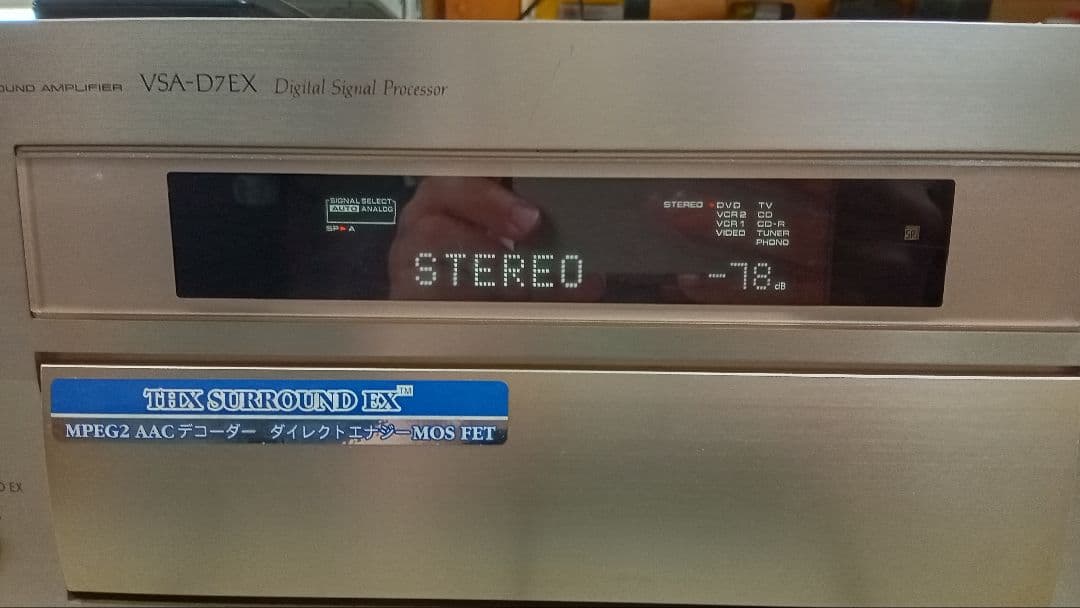 【音に問題あり】Pioneer AVデジタルサラウンドアンプ VSA-D7EX