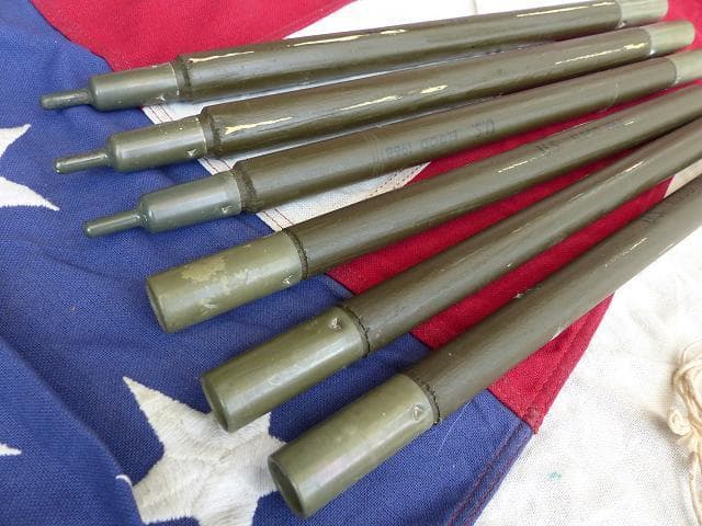 、さまリクエスト1968” 米軍実物 デッド!　テントポール　8本セット 軍幕