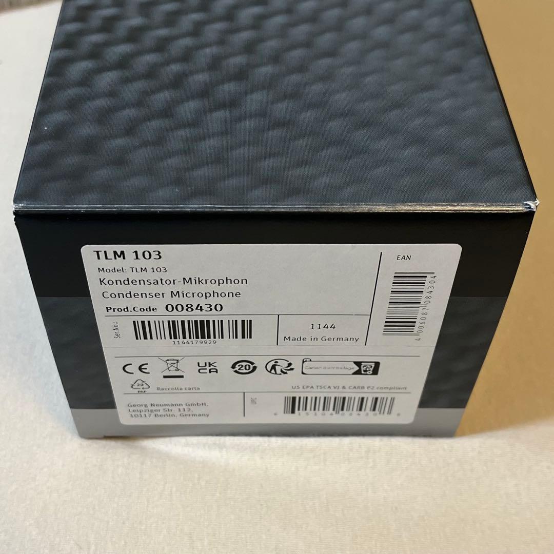 NEUMANN TLM103 コンデンサーマイク 正規品