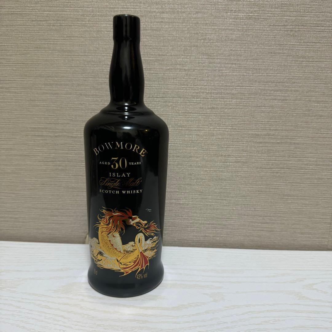 【Bowmore】【ボウモア】 30年 セラミックドラゴンボトル 空き瓶
