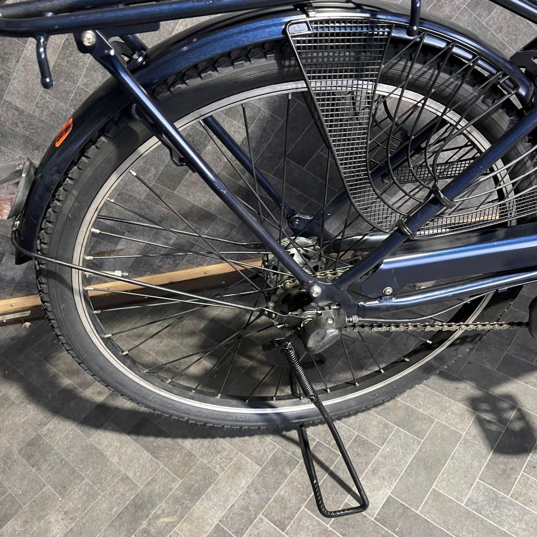 電動アシスト自転車 ネイビー シティタイプ