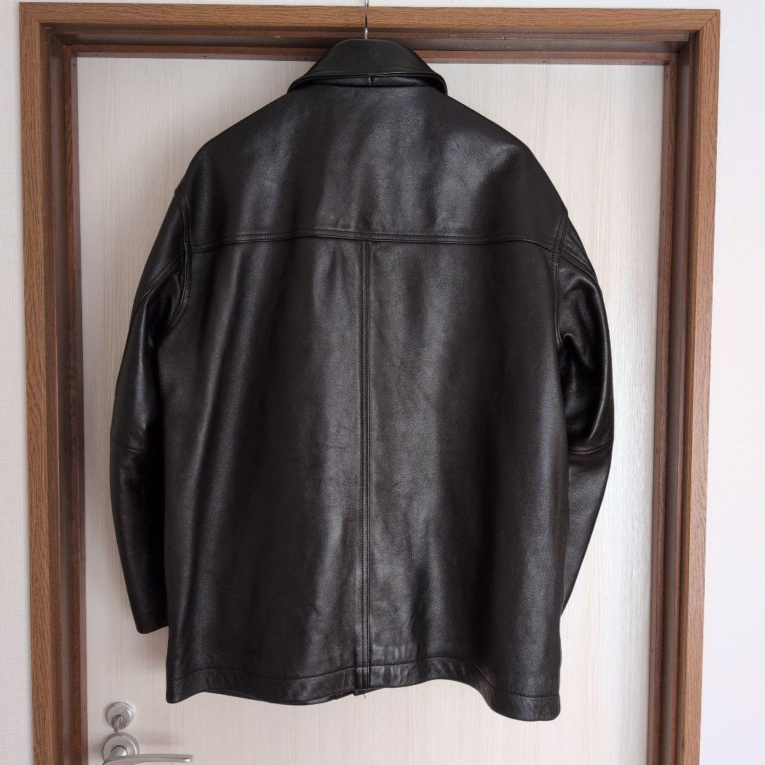 SCHOTT/nano universe別注 LEATHER CAR COAT