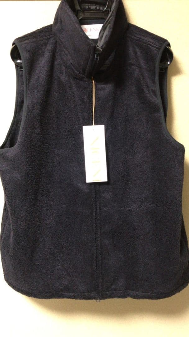 新品NICENESS 22AW別注ワイルドシルクボアベストWALTER