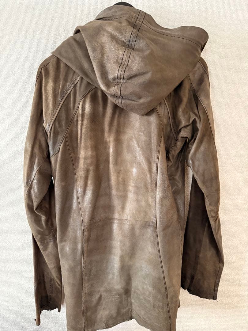 【希少・14th Addiction】レザーライダースジャケット