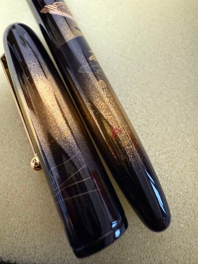 パイロット万年筆蒔絵、おしどり