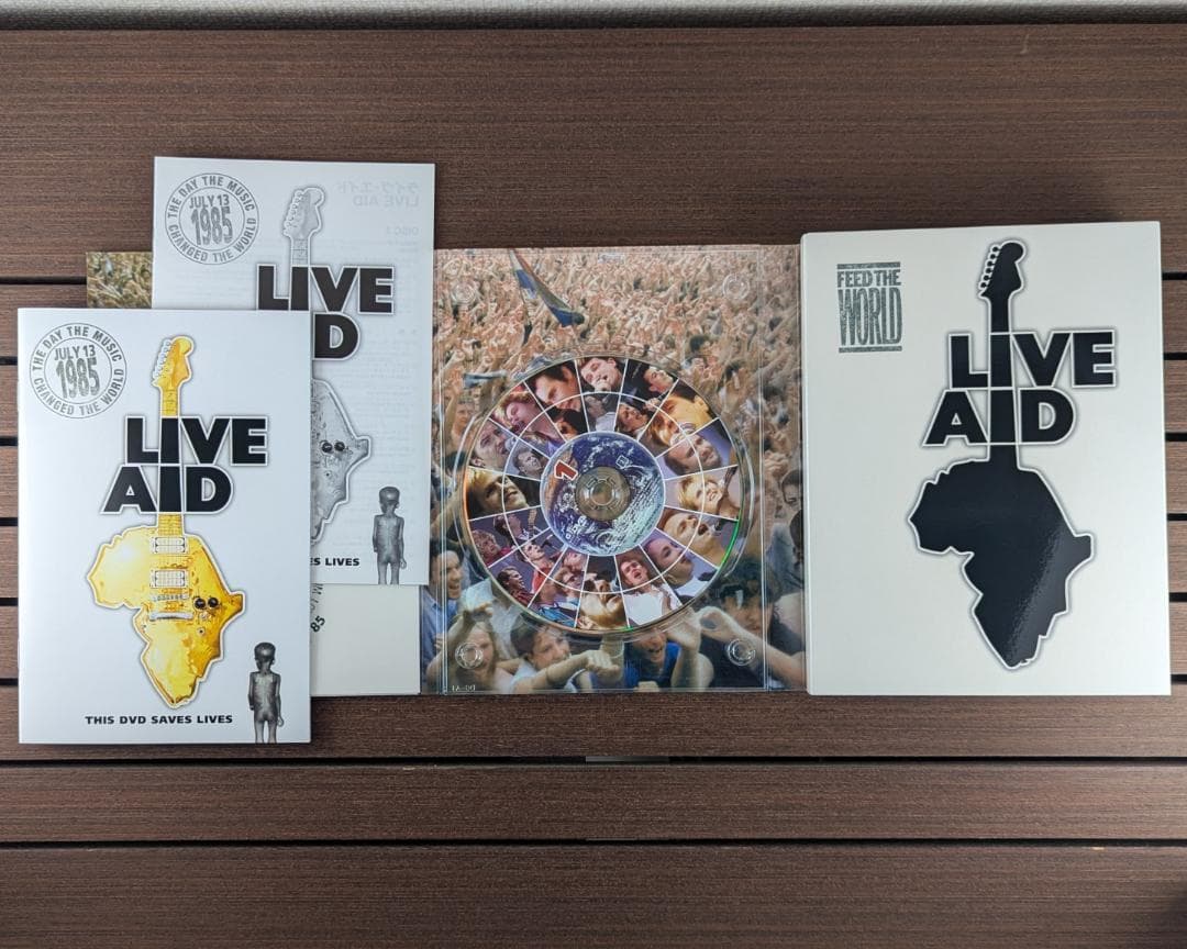 【ほぼ新品】LIVE AID ライヴ・エイド DVD4枚組 初回限定BOX