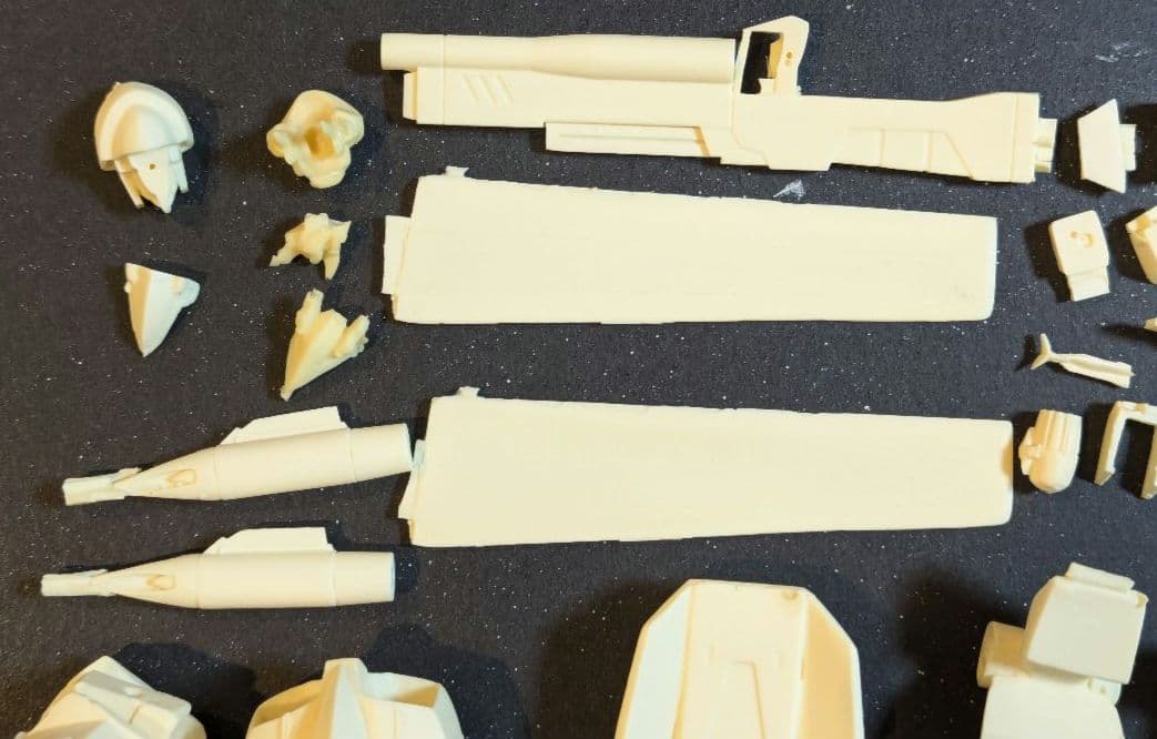 機甲戦機ドラグナー 1/95 D1カスタム ガレージキット 怪獣使いと少年