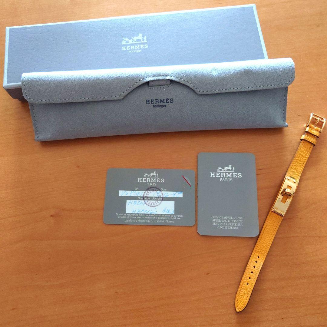 チコたん 美品 エルメス ケリーウォッチ　革ベルト
