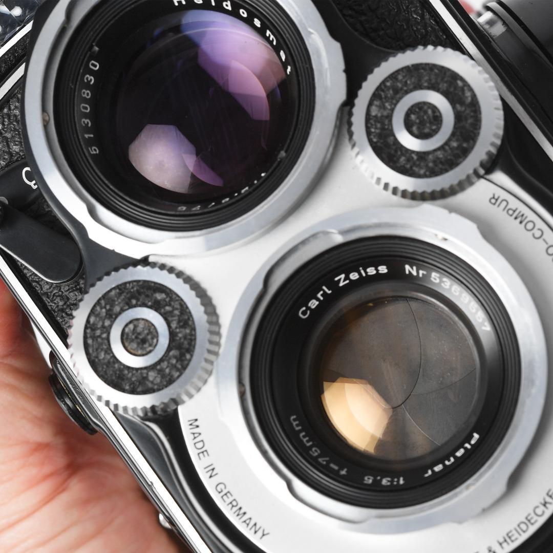 オーバーホール済 ROLLEIFLEX Planar f3.5 ホワイトフェイス