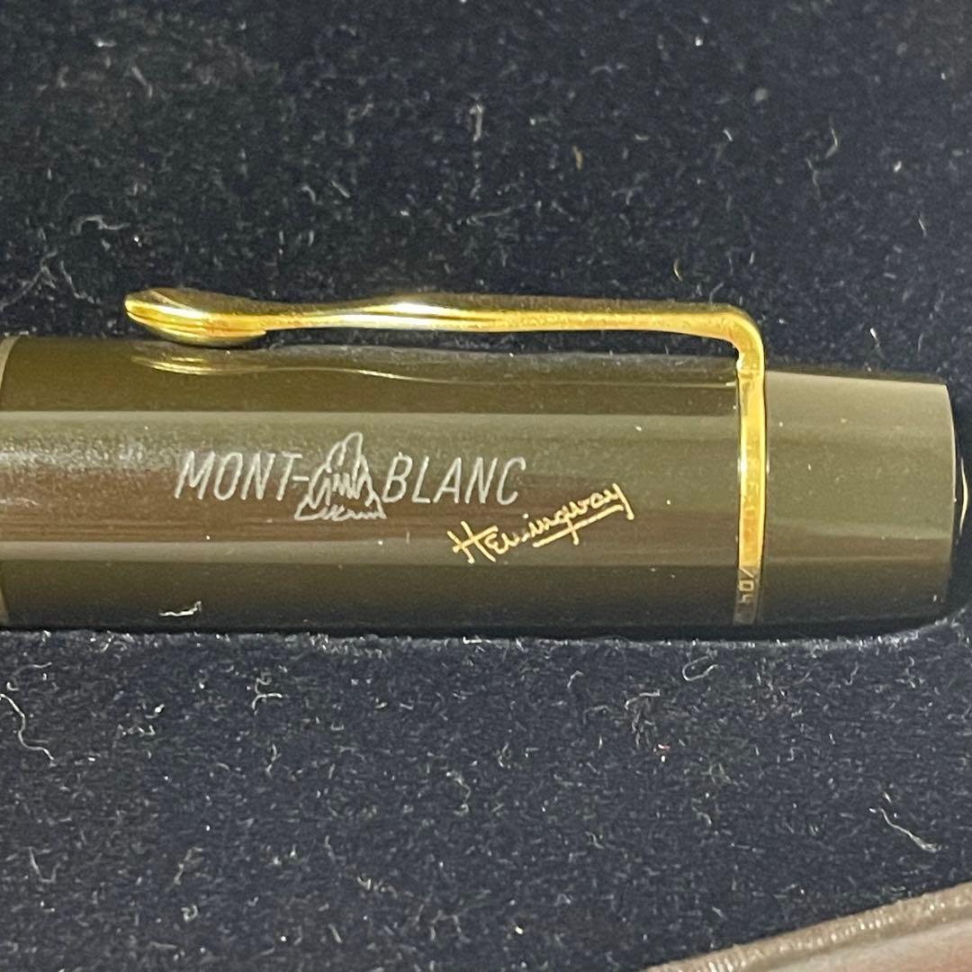 【限定品、美品、未使用品】モンブラン Hemingway　ヘミングウェイ　万年筆
