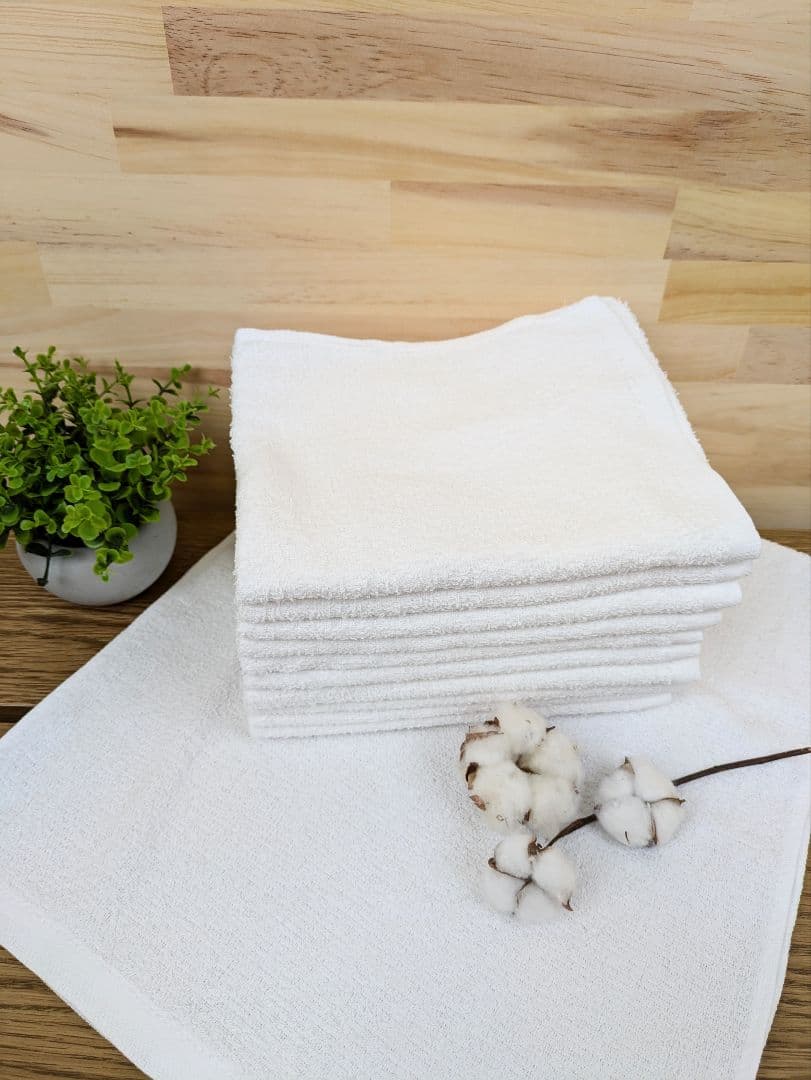 新品　200匁白フェイスタオル　超お買い得　120枚セット　まとめ売り