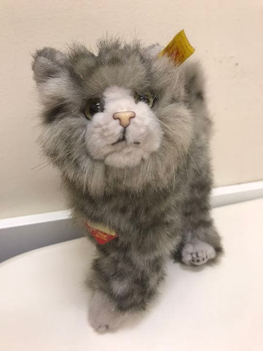 希少！アンティーク猫ちゃん　シュタイフ社　Wiskaskatze