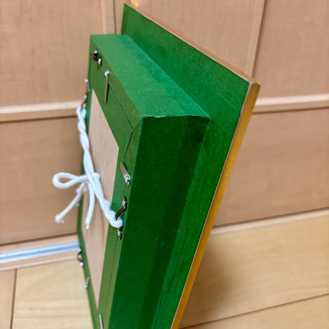 元永定正　シルクスクリーン『ぐりーんのの』　額付き