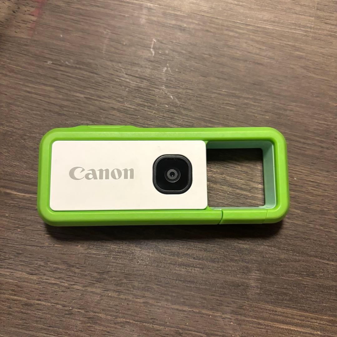 【美品】Canon アソビカメラ FV-100 iNSPiC REC グリーン