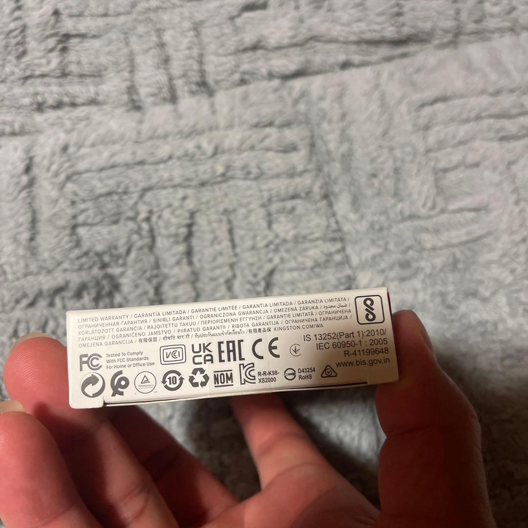 Kingston XS1000 1TB 外付けSSD