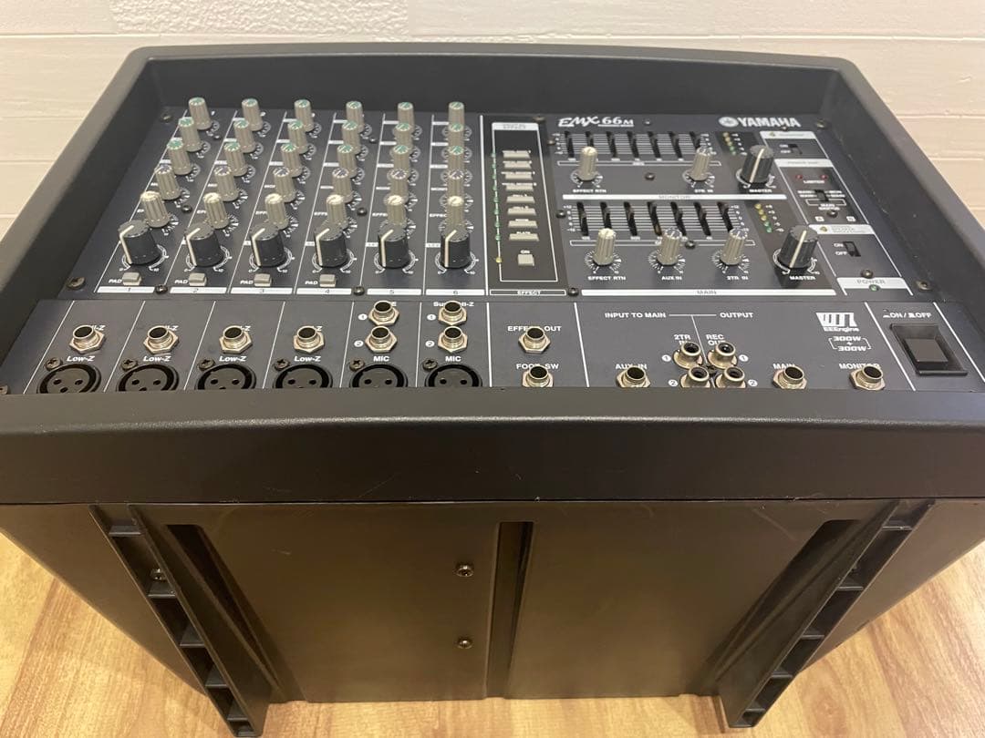 YAMAHA EMX66M パワードミキサー 動作品