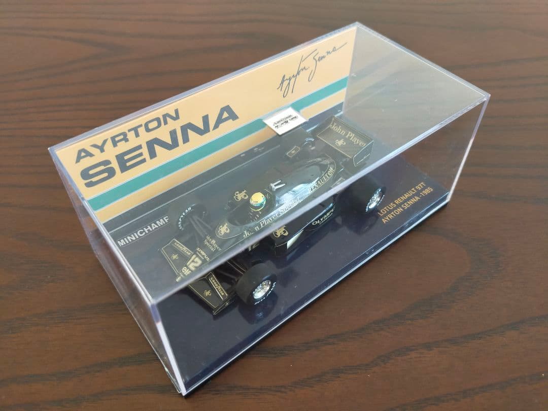 ミニチャンプス 1/43 ロータス ルノー 97T アイルトンセナ 1985