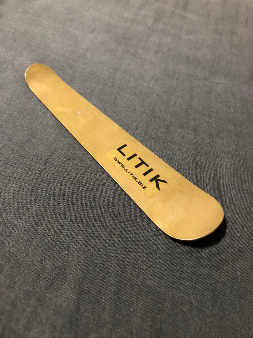 真鍮製Fresh Hoop スネアドラムヘッド本皮用　LITIK Tucker付