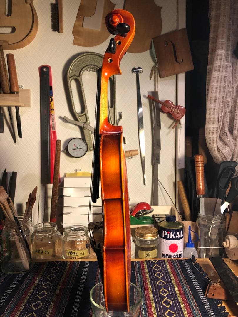 【駒&魂柱調整済】Suzuki分数バイオリンNo280 1/10 1977