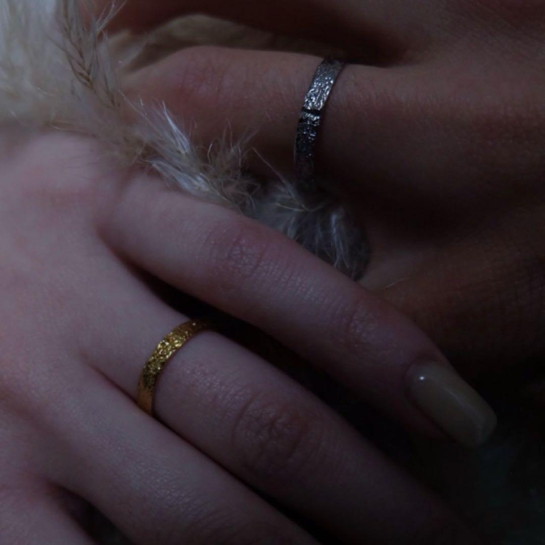 un by tomoyoyoshida K18YG ブライダルリング 9.5号