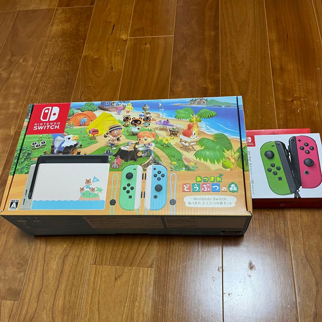 こ*た様 Nintendo Switch　あつ森デザイン＋Joy-Con (L)