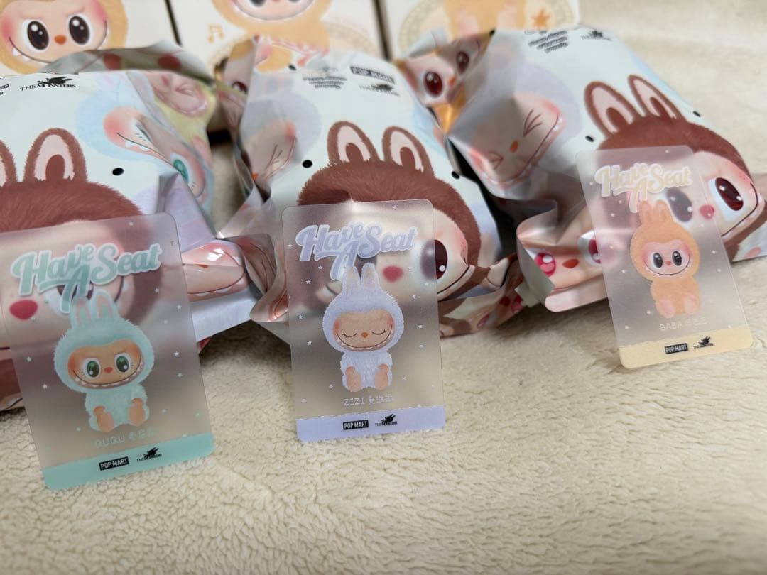 内袋未開封！ popmart have a seat3個セット