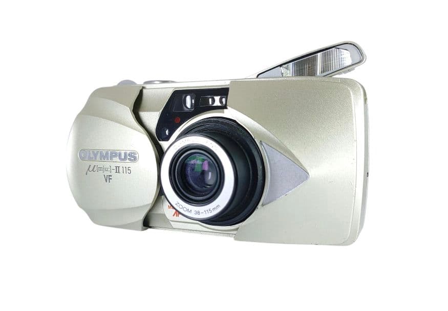 OLYMPUS μ-II 115 VF コンパクトフィルムカメラ 動作確認済