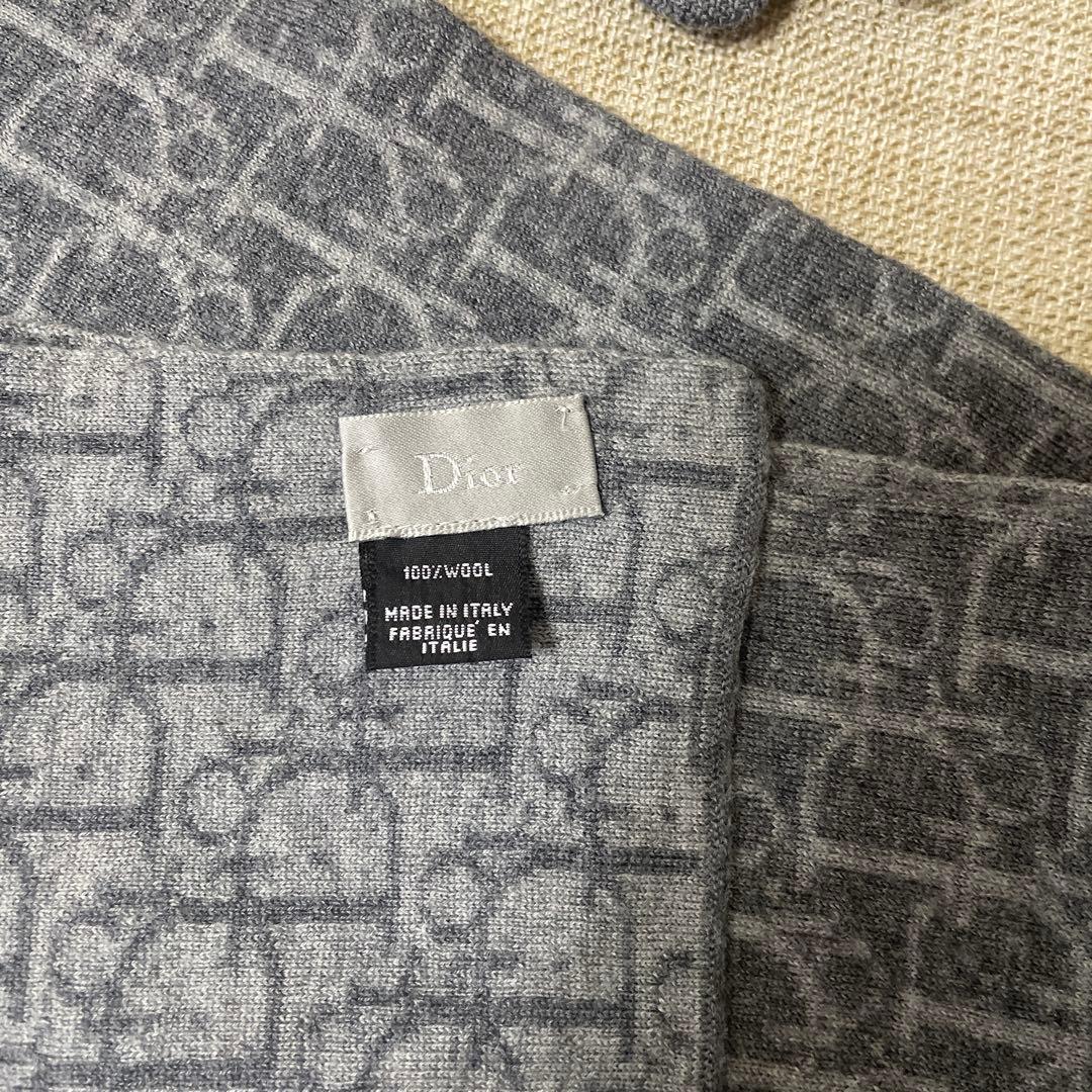 超貴重　Dior homme 同色マフラー・グローブセット　美品　タグ付き