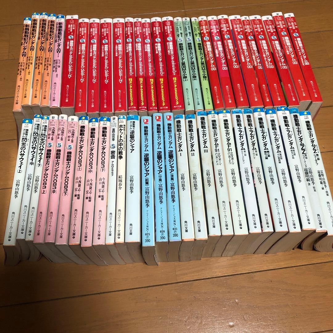 ガンダム小説詰め合わせ　全巻セット　富野由悠季