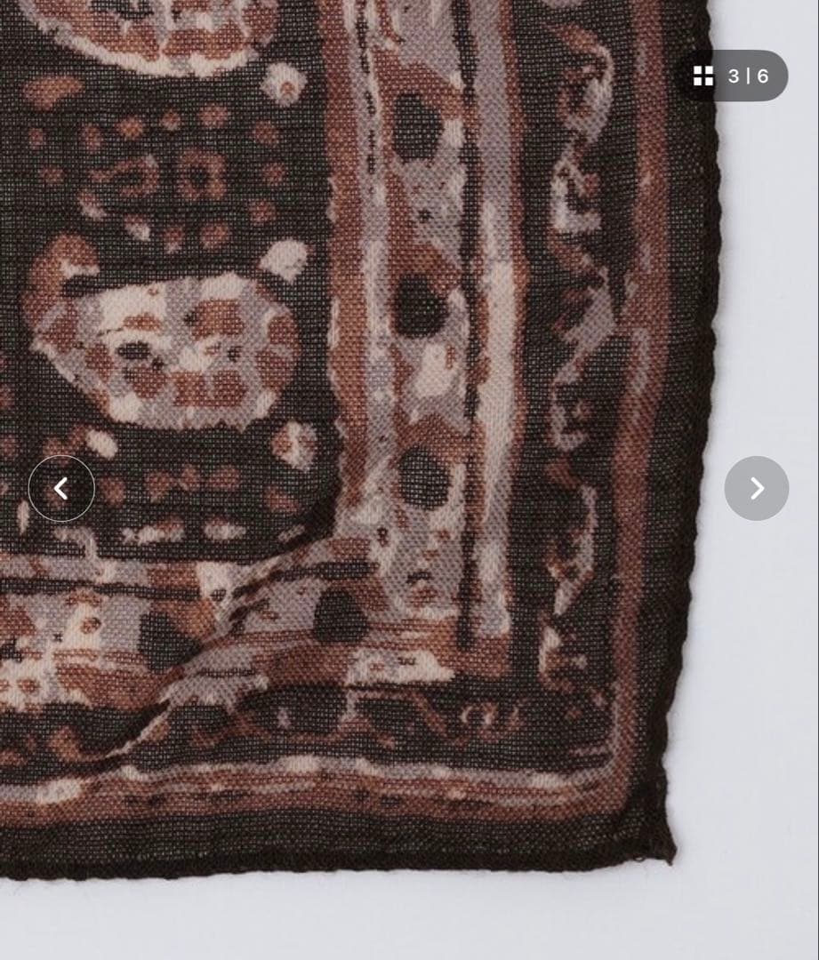 【SHIPS別注】Bleck: ペイズリー バンダナ