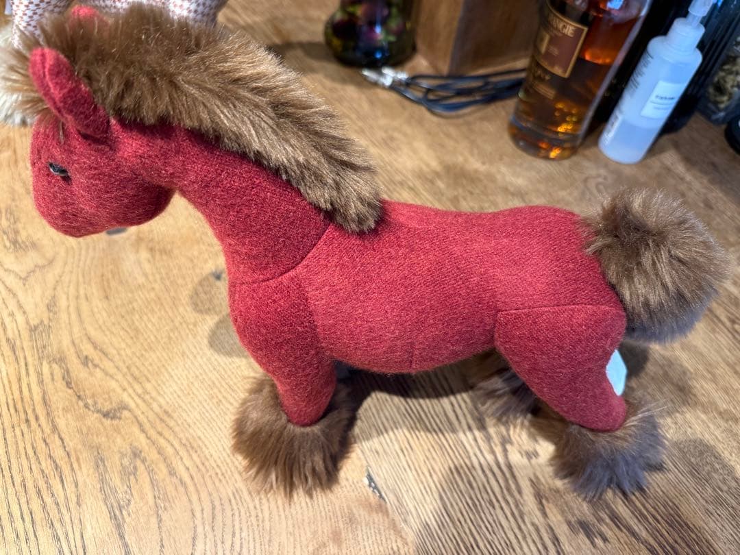 エルメス　エルミー　ぬいぐるみ　ワインレッド