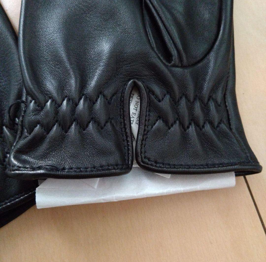 専用ページです 【新品】COACH メンズレザーグローブ ブラック Lサイズ